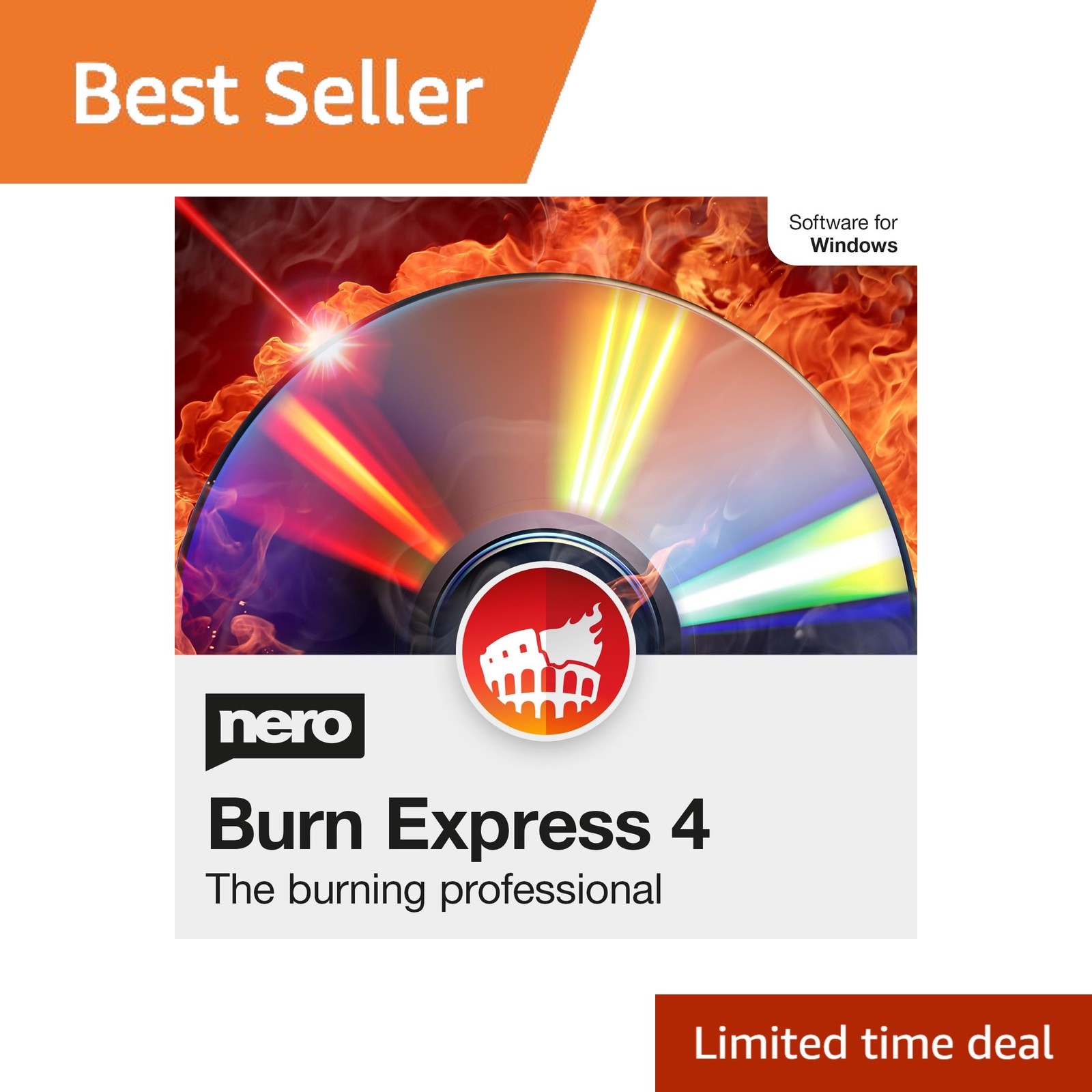 Nero Burn Express 4 CD DVD Software Windows