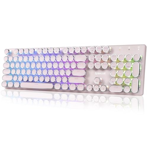 Redragon K710 Gaming Keyboard Wireless Blue Switches with Numpad Typewriter