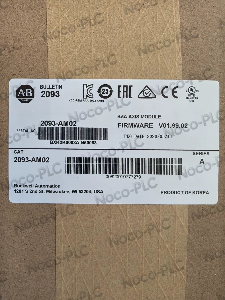 1 PCS New Factory Sealed Allen Bradley 2093-AM02 SER A Kinetix 2000 Axis Module