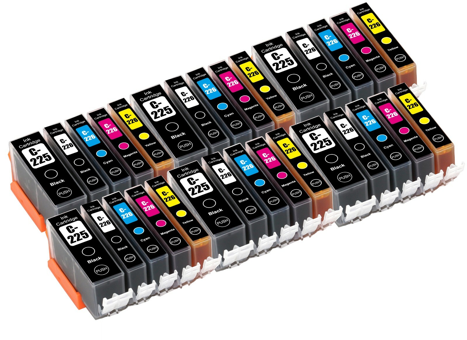 30PK PGI-225 CLI-226 Printer Ink Cartridges Set for Canon MX892 MG5220 MG5320