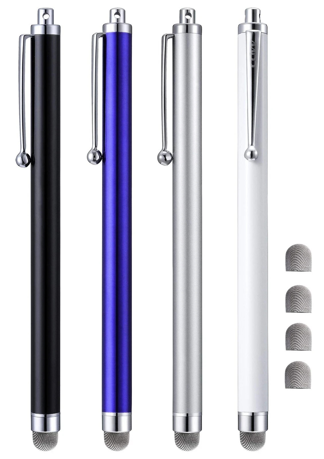 Stylus Pens, CCIVV 4 Pcs 5.6 Inches Mesh Tipped Stylus for Touch Screens, iPad,