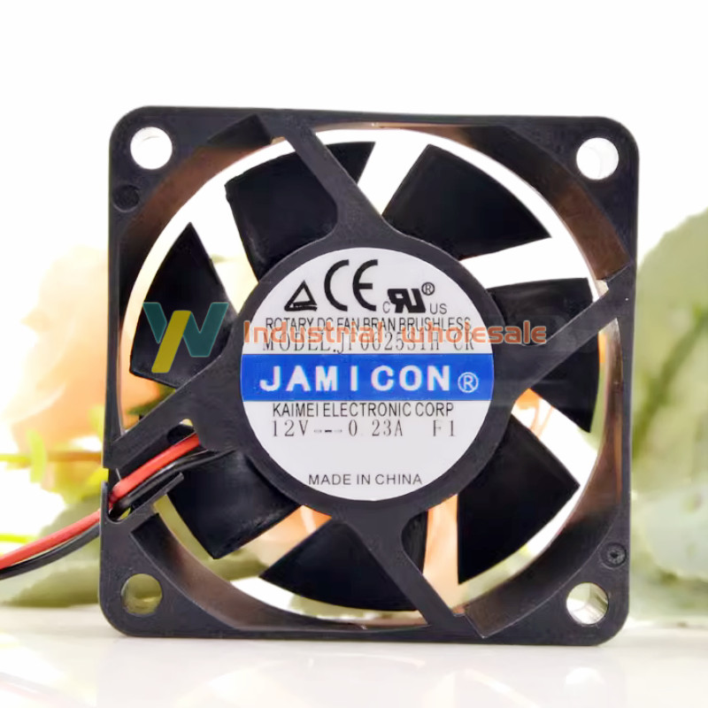 1pc brand new Jamicon 12V 0.23A JF0625S1H-CR 6025 6CM 2pin JF0625S1HCR