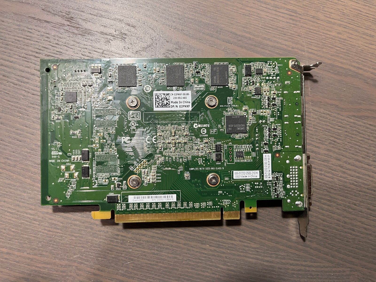 PNY NVIDIA Quadro 2000 1GB PCI Express x16 Graphics card