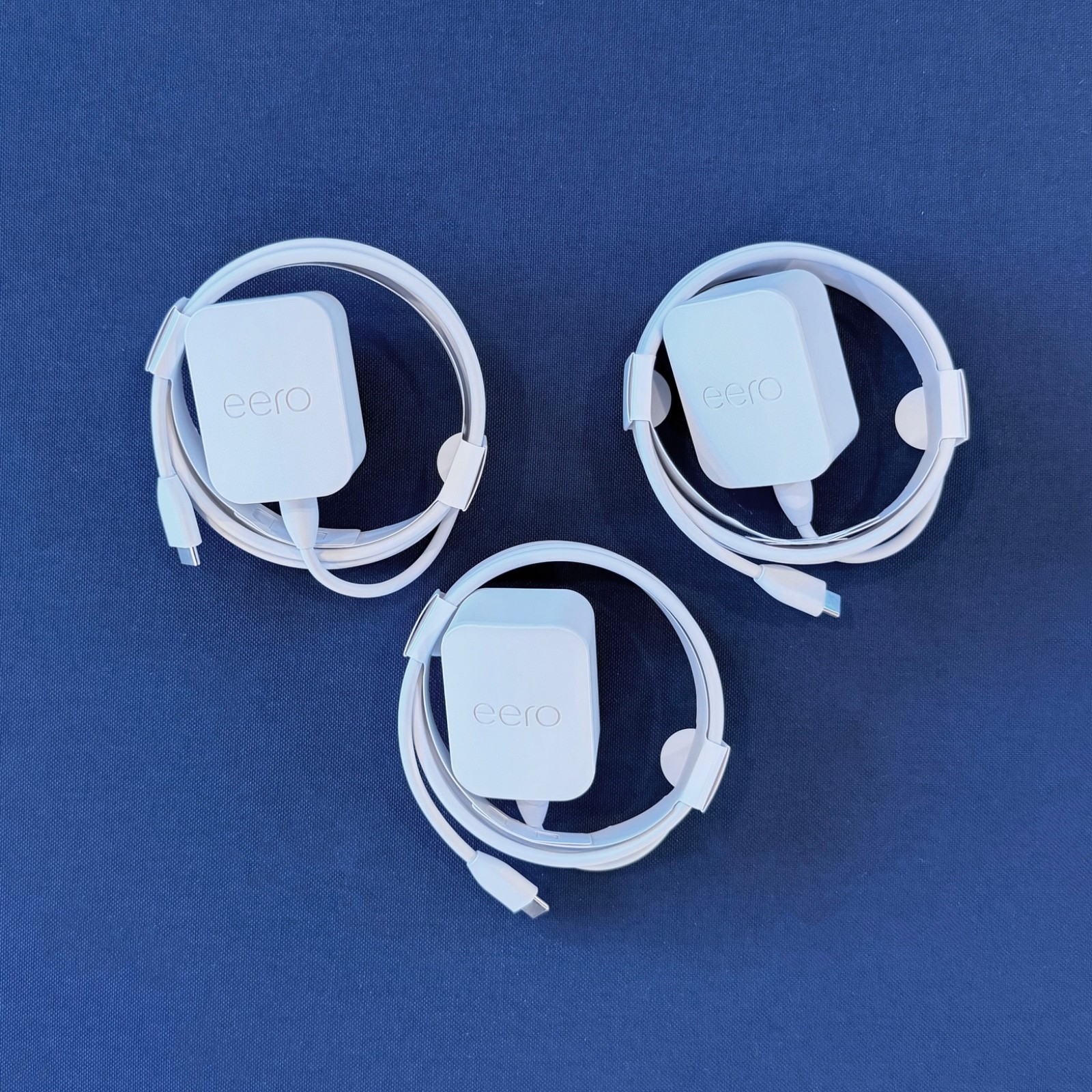 NEW - 27 Watt (3-pack) - eero USB-C Power Adapter - Charger/Cable (OEM) Original