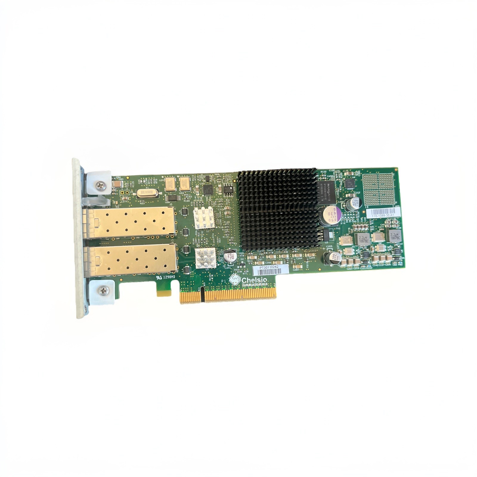 Chelsio 110-1088-30 N320-SR Dual-Port 10Gb Ethernet PCIe Network Card w/2 SFP