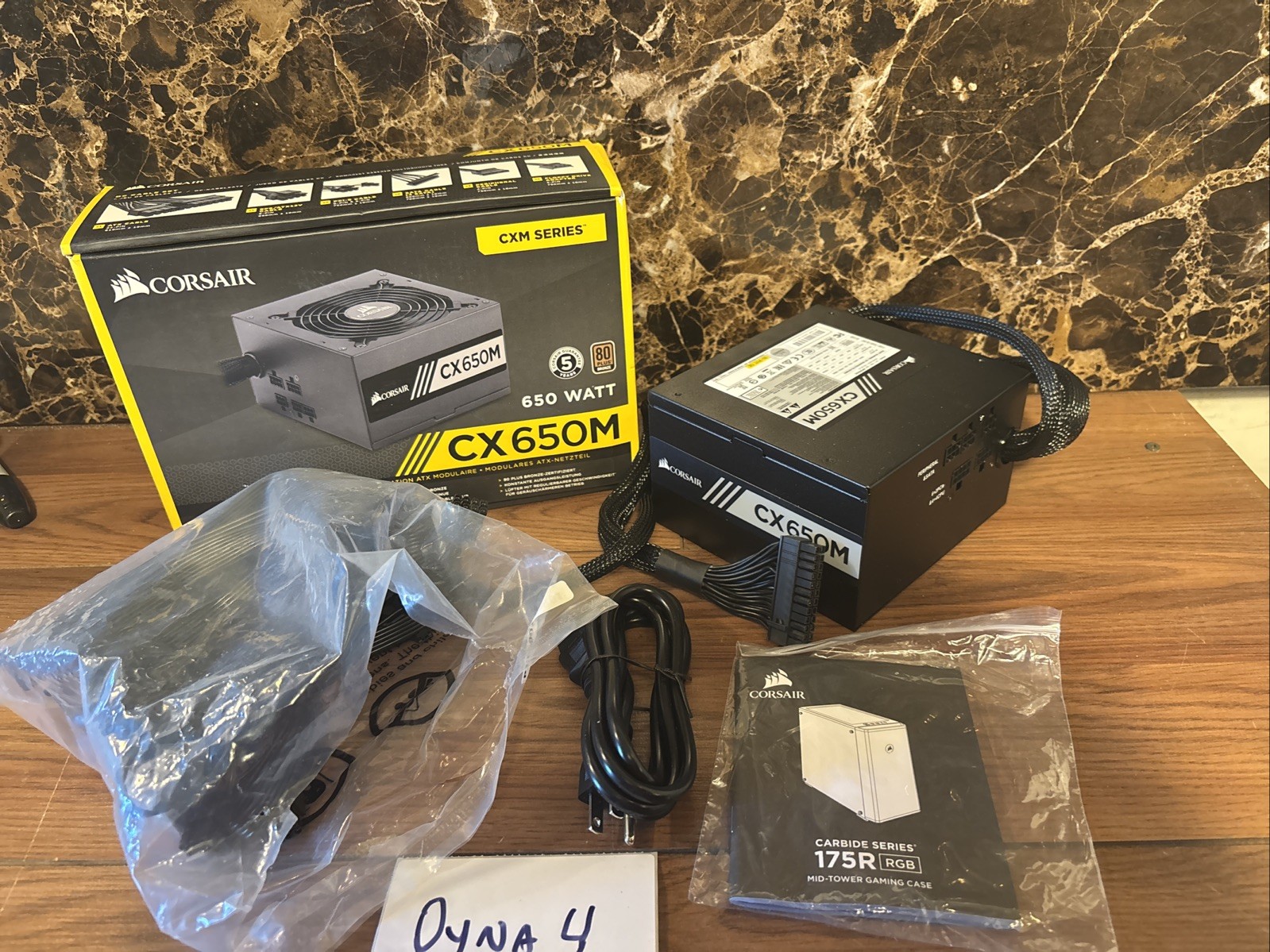 New CORSAIR CX 650M (650W) 80 Plus Bronze Certified (Semi Modular) Power Supply
