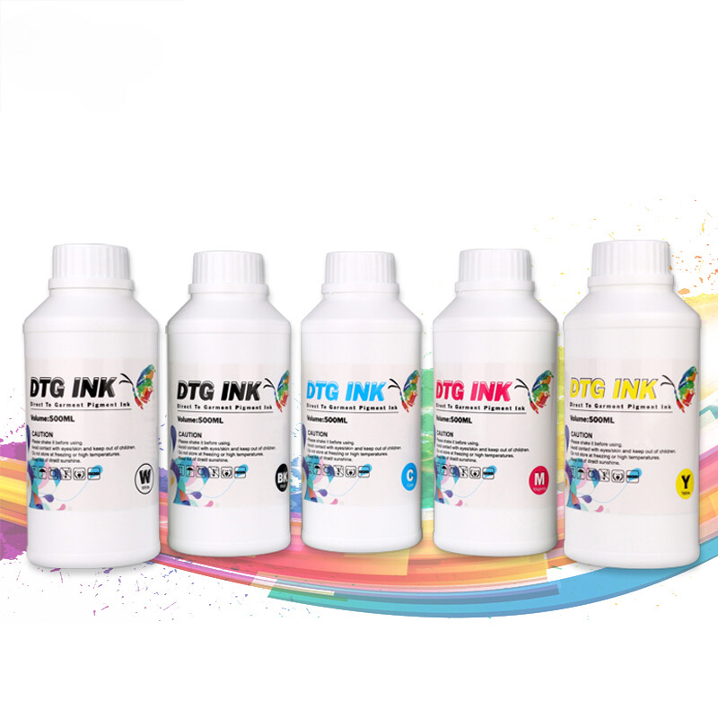 5pcs Textile Dtg Ink For Eps 4720 5113 I3200 Xp600 L800 L1800 Printhead Printer
