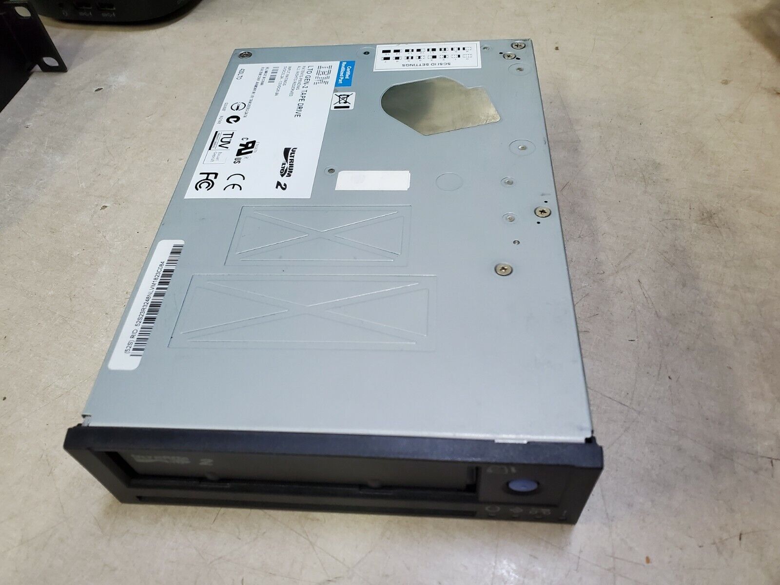 IBM/Tandberg 23R3248 LTO2 HH 200/400 Internal SCSI Tape Drive  AS IS UNTESTED 
