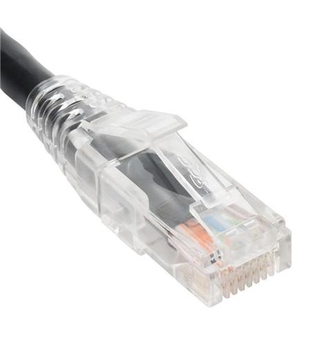 ICC ICPCST07BK 7ft Cat6 Network Cable Clear Boot Black