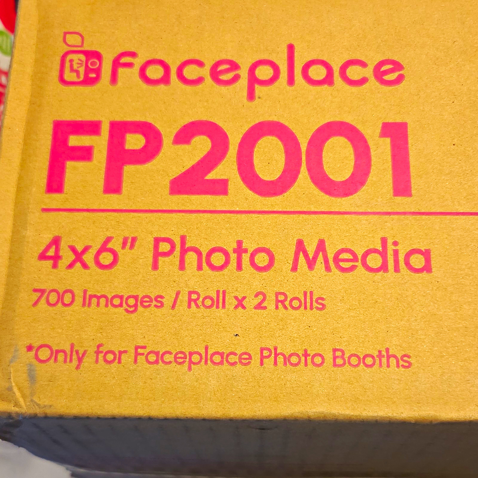 Faceplace FP2001 4x6 in Printer Photo Paper Media, 700 Images/Roll, 2 Rolls