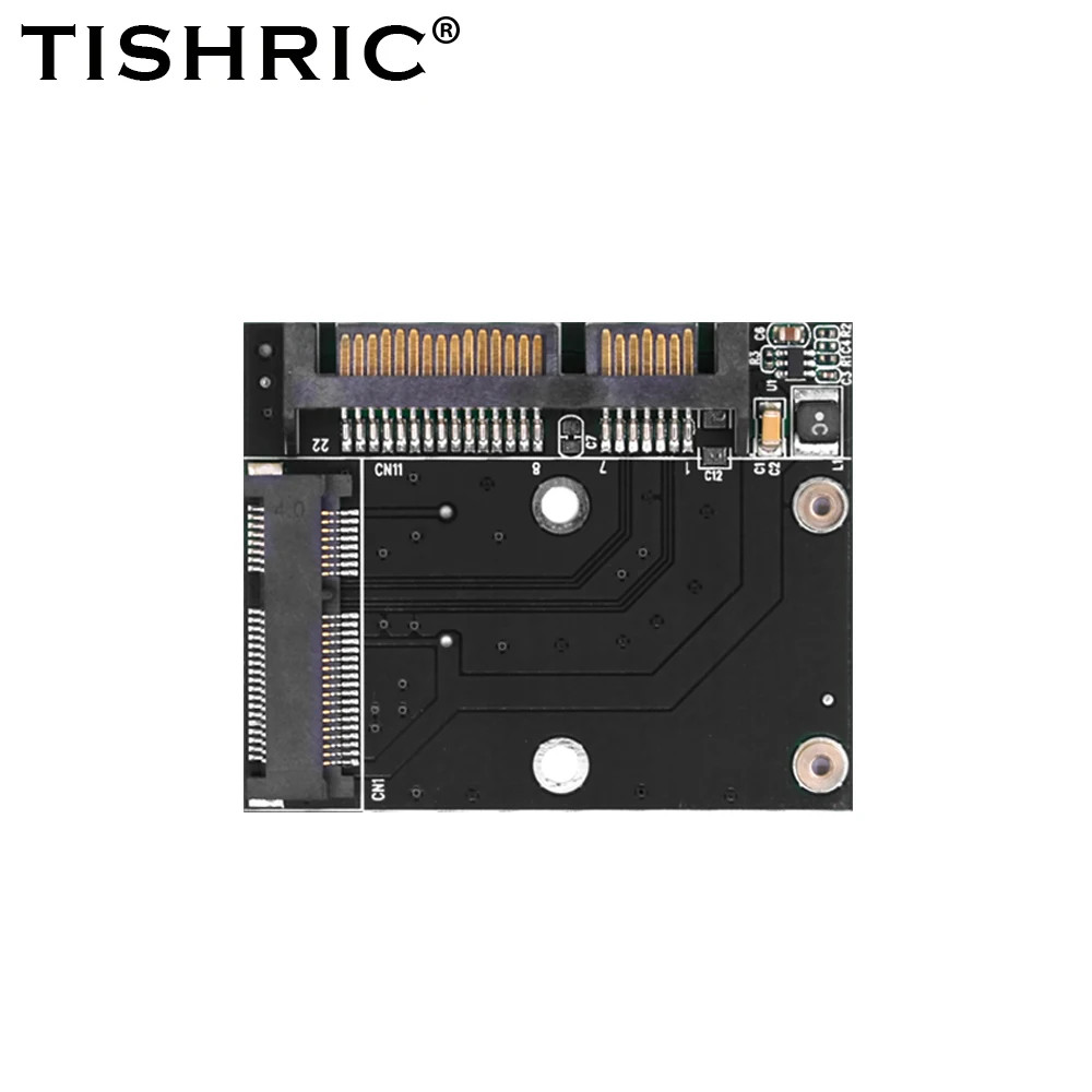 M.2 MSATA To 2.5 Inch SATA SSD Adapter Converter Card Enclosure Board