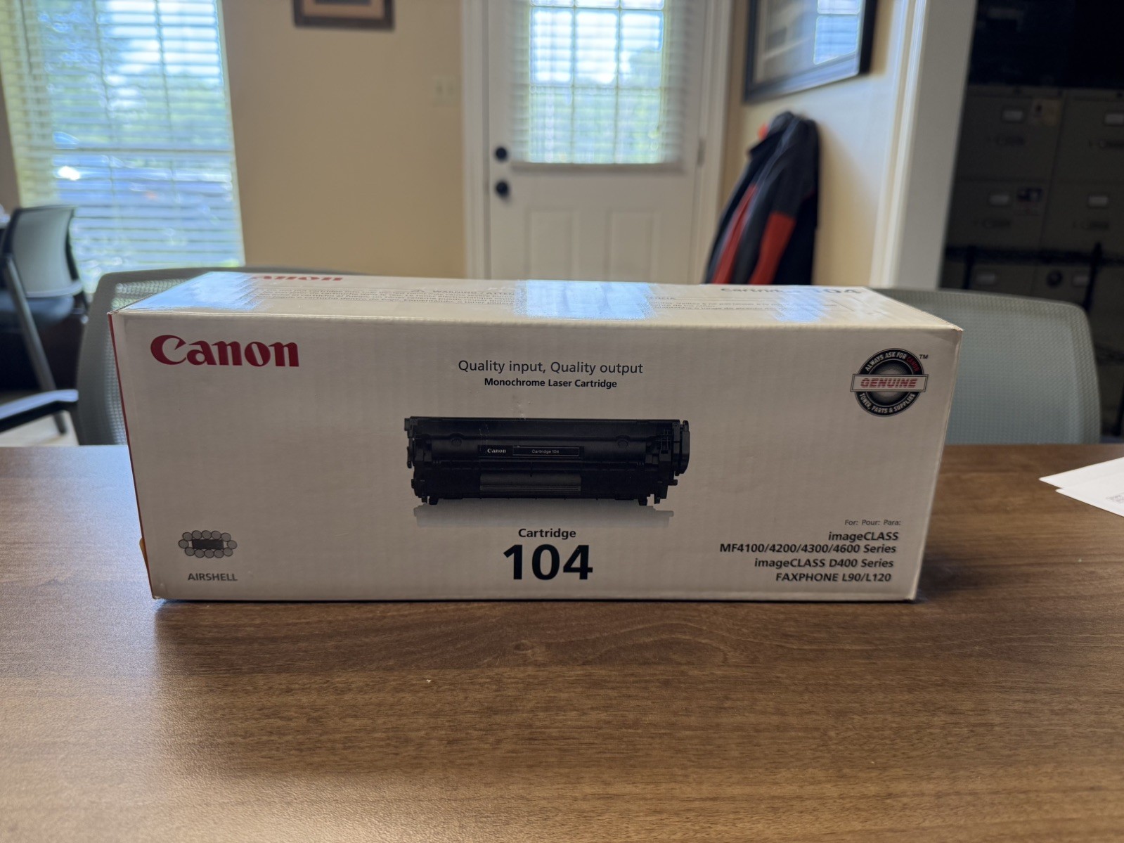 NEW Canon 104 Black Toner Cartridge OEM