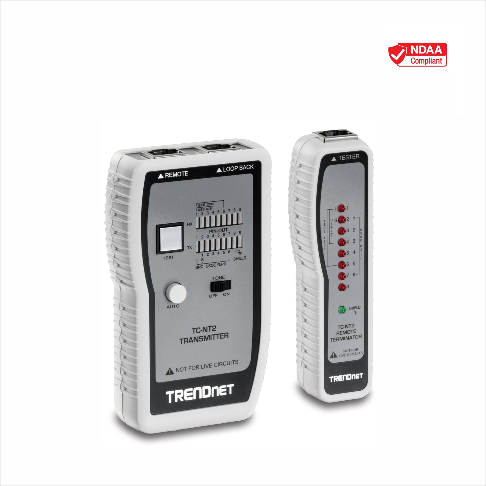 TRENDnet TC-NT2 Network Cable Tester (TP & Coax)