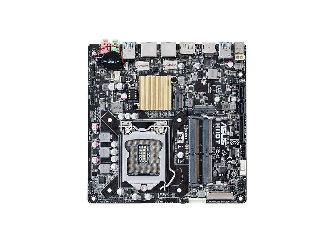 ASUS H110T Motherboard H110 LGA1151 2*DDR4 32G DP+HDMI M-ITX Tested ok