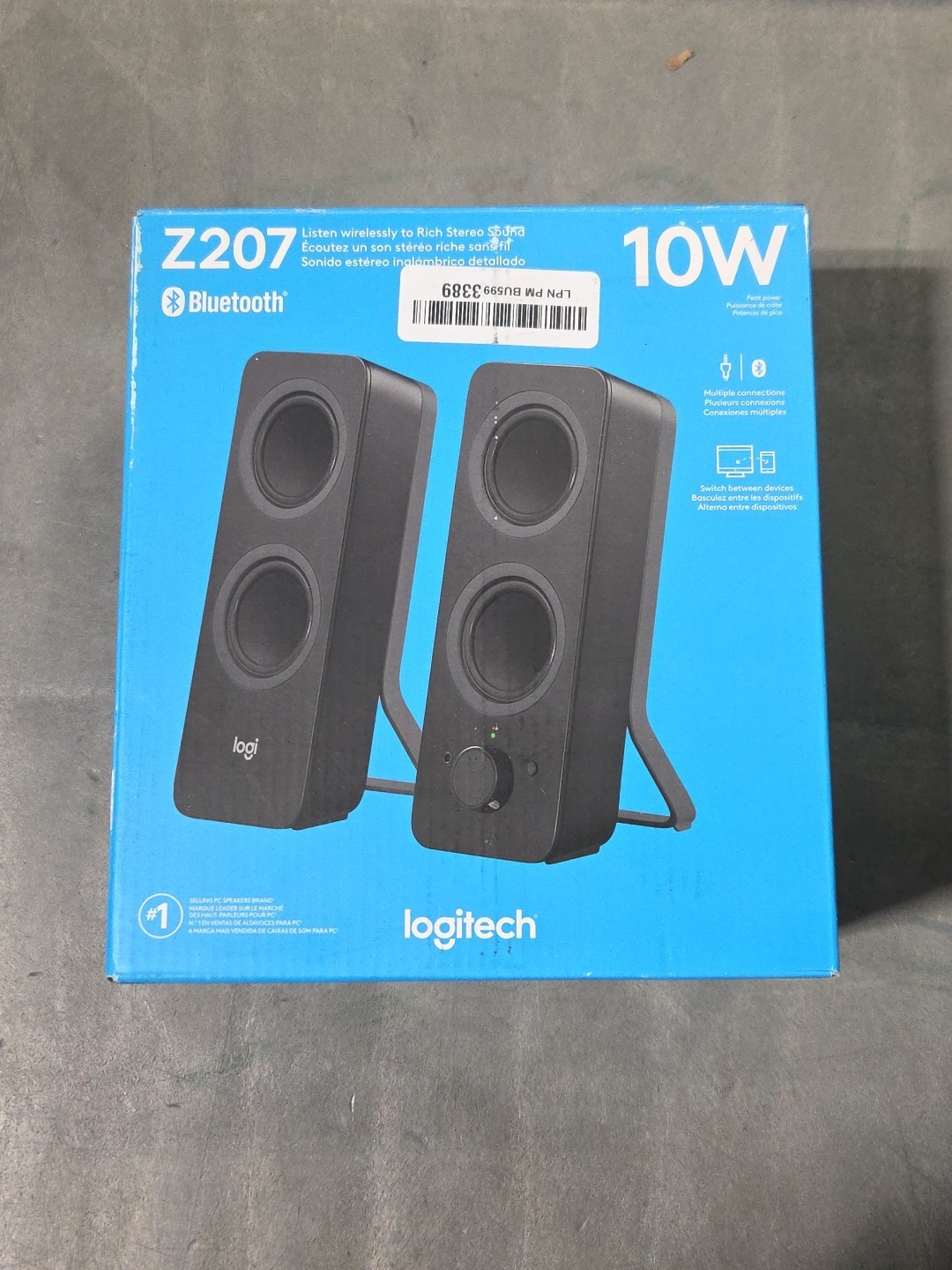Logitech Z207 Multi Device Stereo Speaker 980-001294 - Black