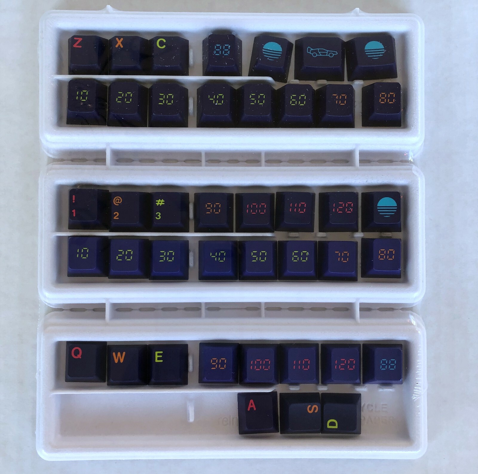 GMK Laser R2 - SEALED Turbo Keycap Set for Mechanical Keyboards Doubleshot ABS