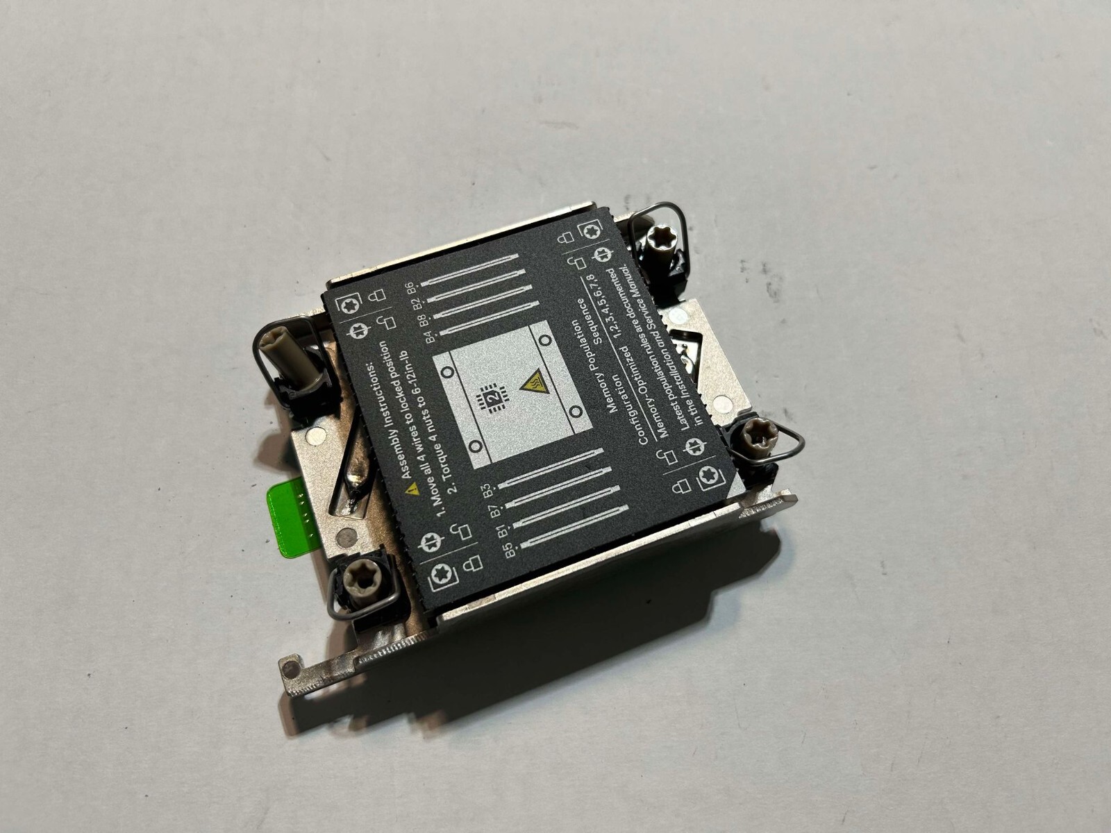 Genuine Dell EMC Poweredge C6520 6400 CPU Heatsink DN39K Grade A