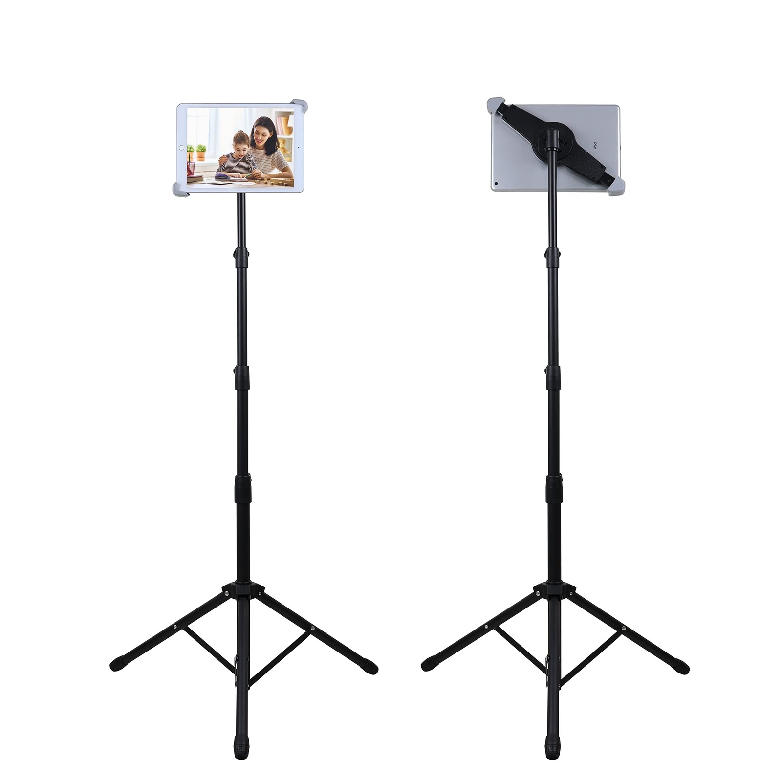 Soporte universal de metal para tableta, giratorio 360 grados, ajustable