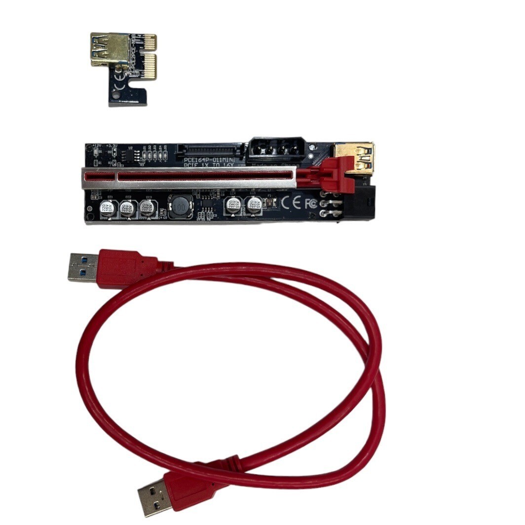 Ubit (8-Pack) PCI-E Riser f... CIEX 1 To PCIE X16 GPU Riser  *LOT* NWT