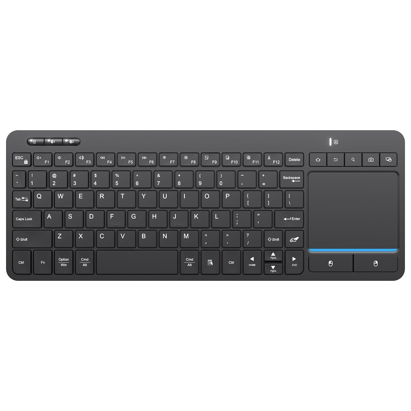 Bnnwa MultiDevice Wireless Bluetooth Keyboard with TouchpadQWERTY