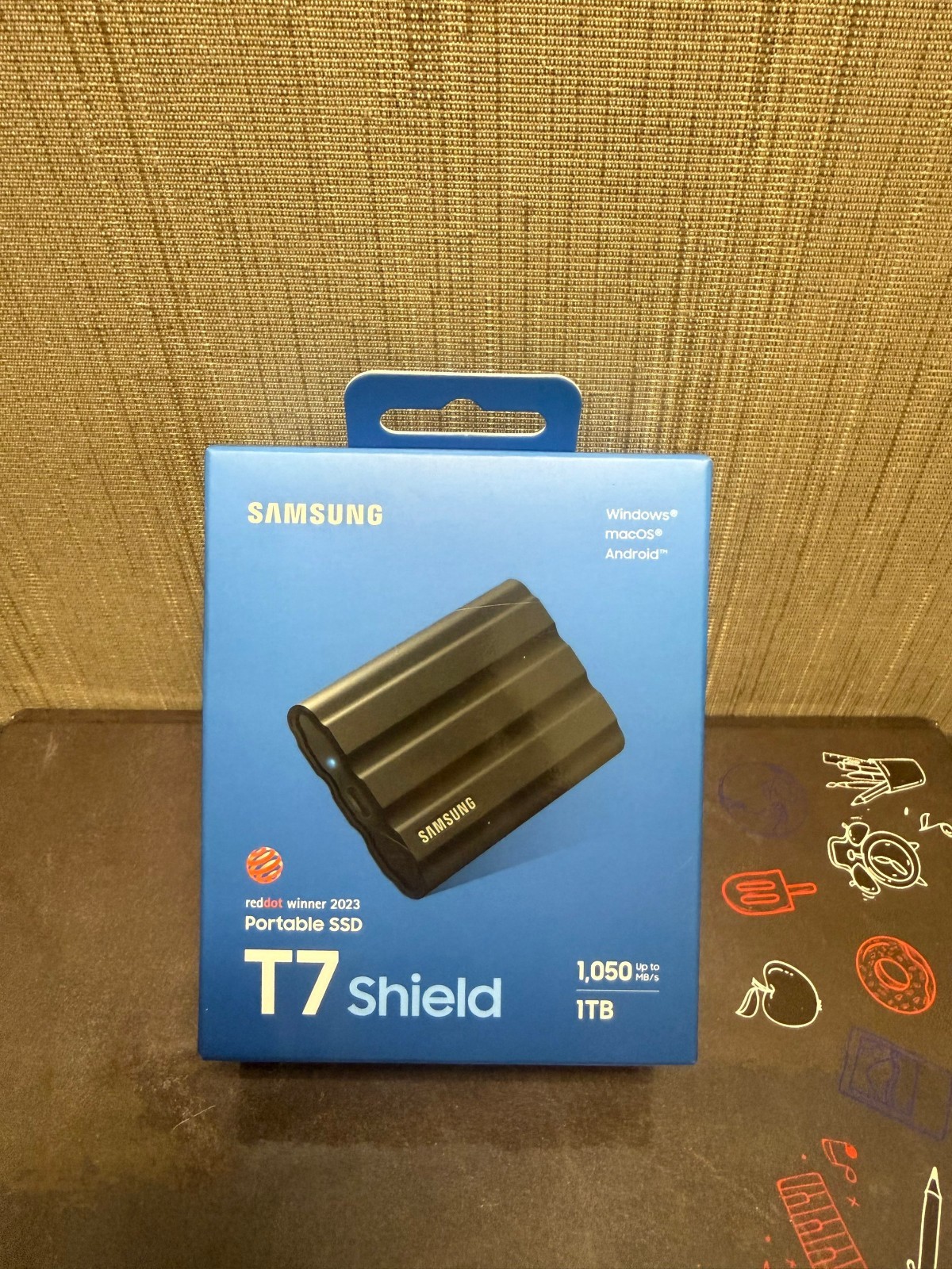 Brand New Samsung T7 Shield 1TB External USB 3.2 Gen 2 SSD MU-PE1T0S Solid State