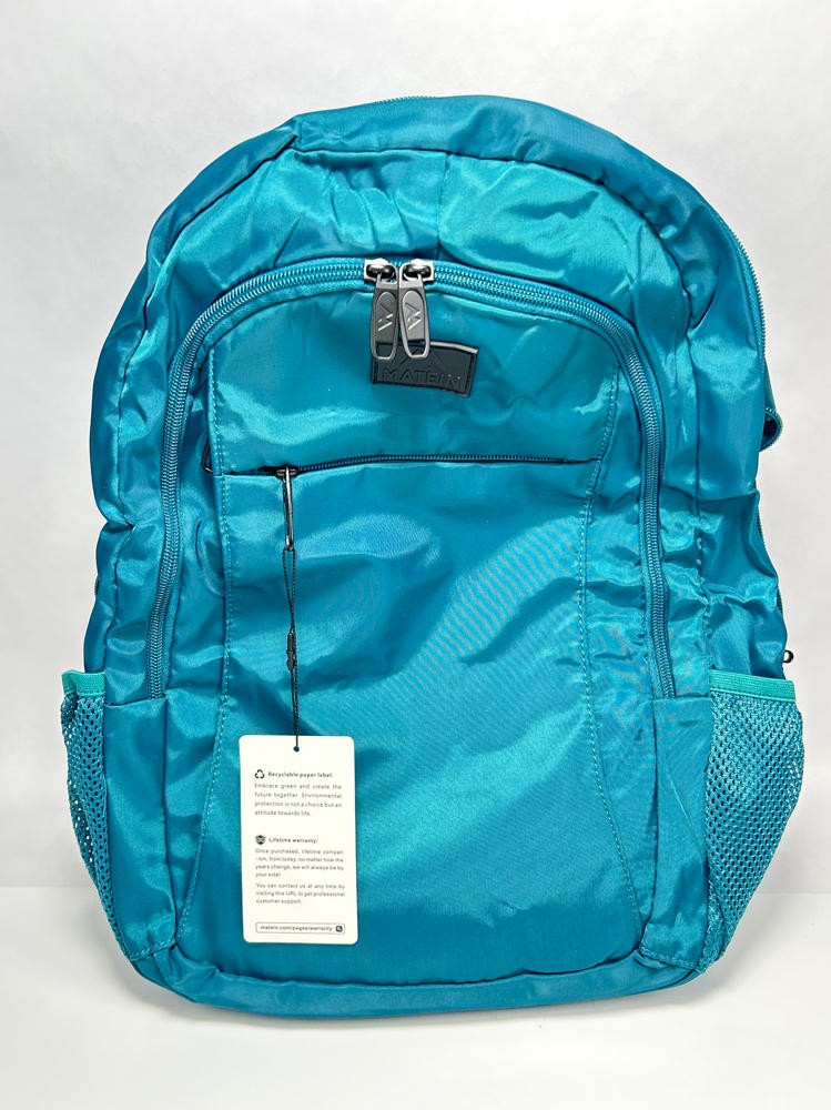 MATEIN Slim Laptop Backpack 15.6 Anti Theft Water Resistant Travel Blue Bag