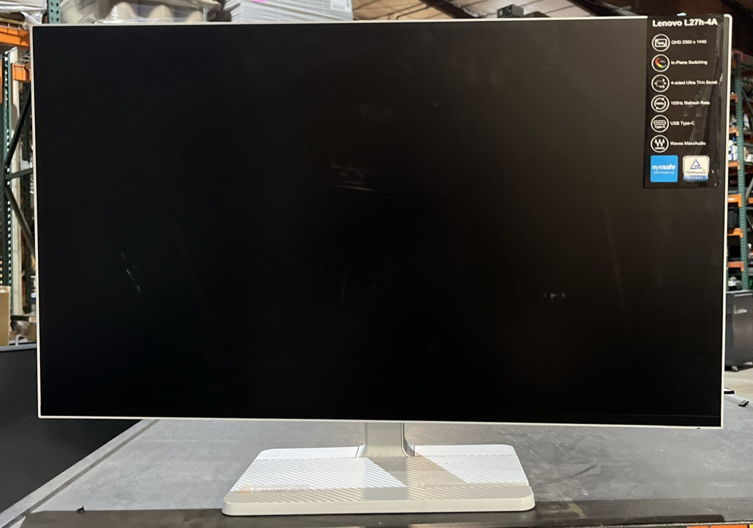 LENOVO L27H-4A 27" QHD IPS 100HZ USB-C MONITOR