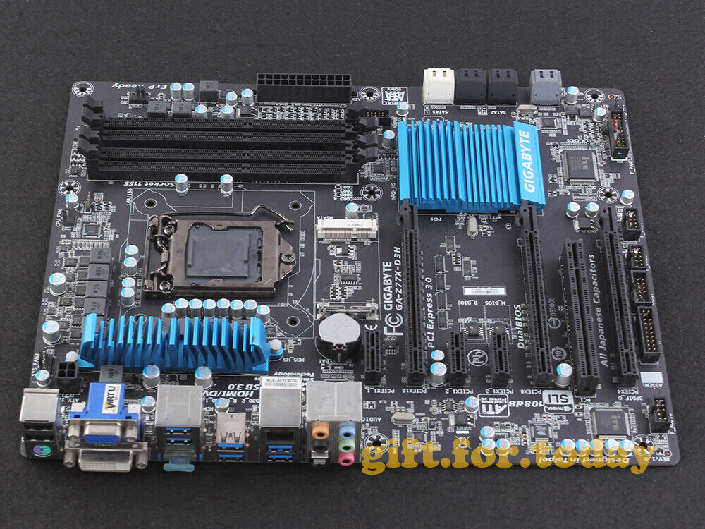 GIGABYTE GA-Z77X-D3H LGA 1155 Intel Z77 HDMI SATA 6Gb USB3 Motherboard With I/O