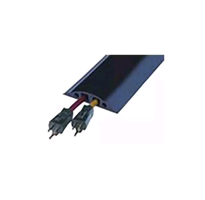 CHECKERS RFD6-10 Cable Protector,2 Channels,Black,10 ft.L 5MKJ2