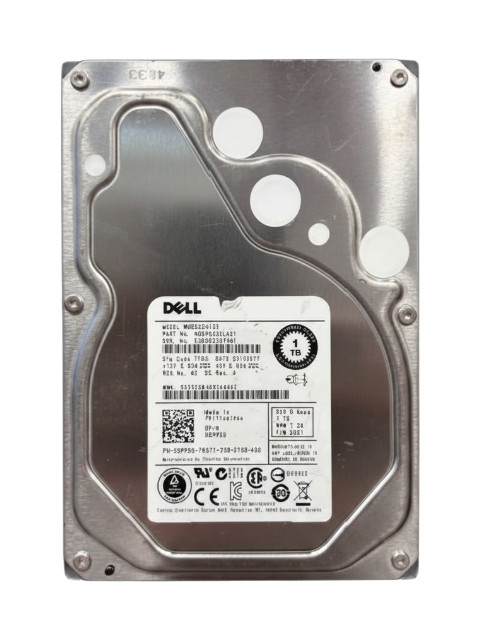 Dell Toshiba SAS 1TB 3.5" Hard Drive - MG03SCA100