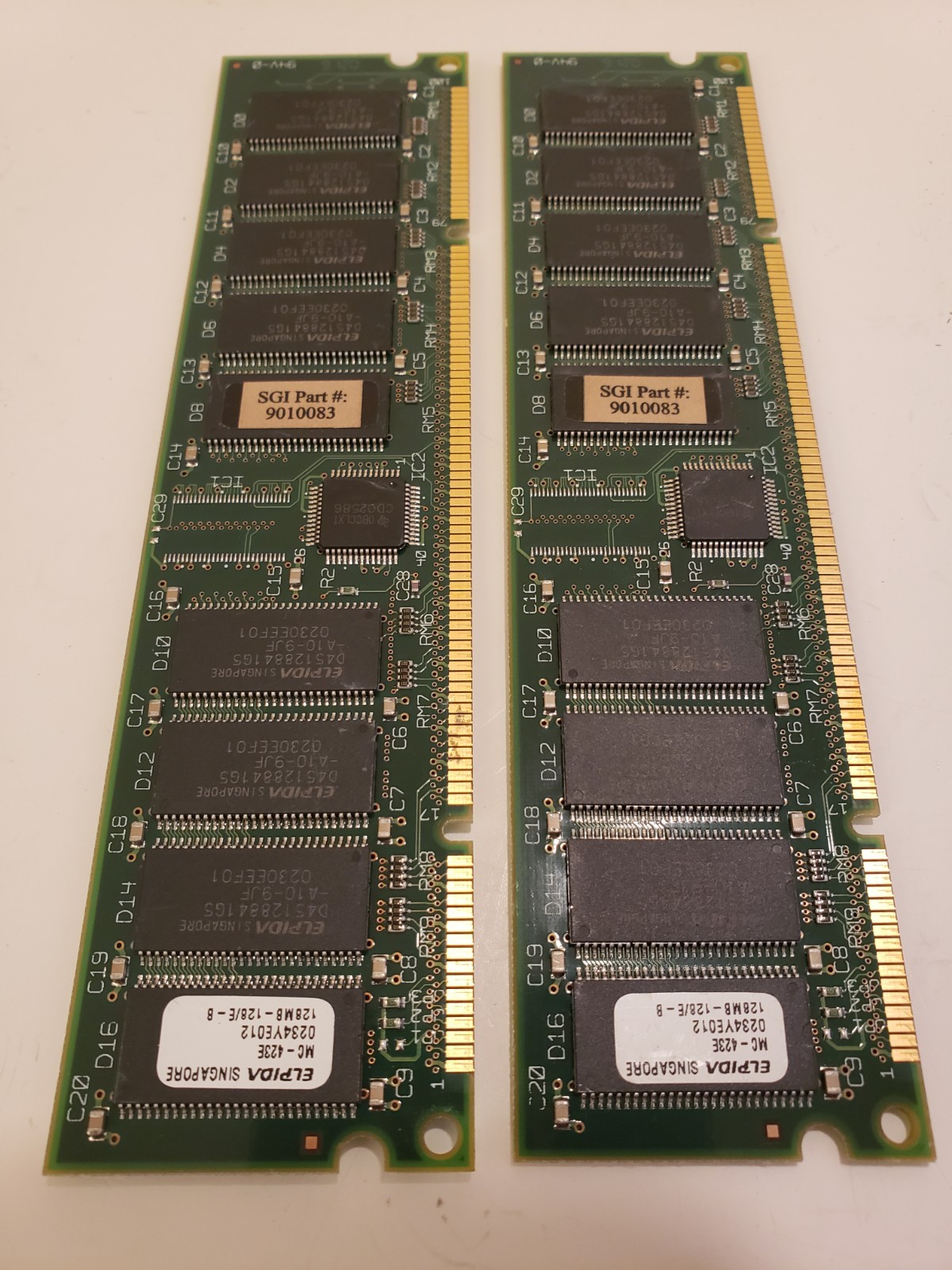 SGI 256MB Kit for Octane/Octane2 Systems PN#9010083  x 2