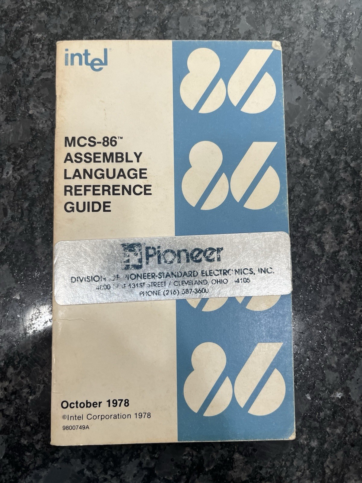 intel mcs-86 language reference guide October 1978