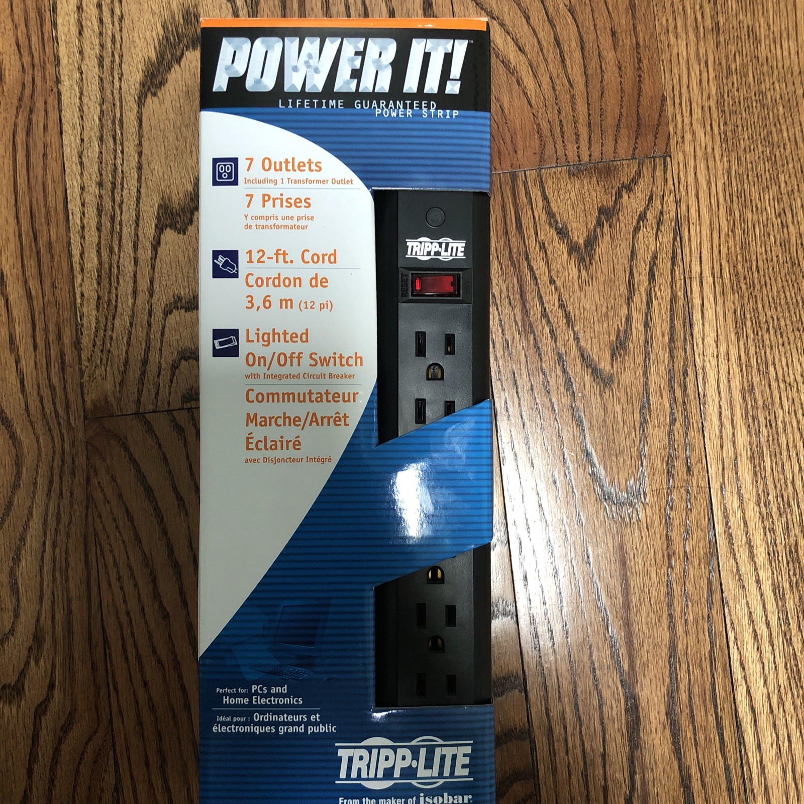 Lot of 6  Tripp Lite PS712B Surge Protectors,Power Strips