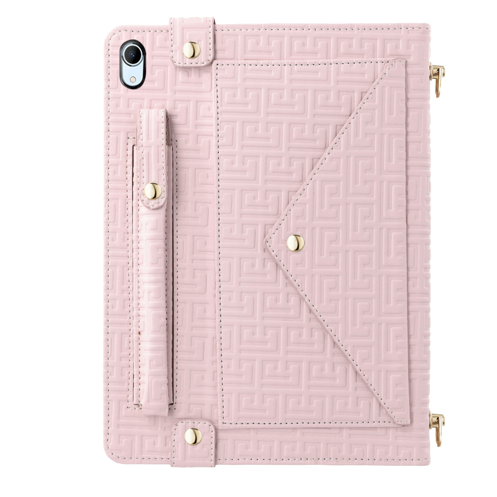 For iPad Pro 13"/Pro 12.9"/Pro 11"/Mini 6 Elegant Crossbody Folio Wallet Cover