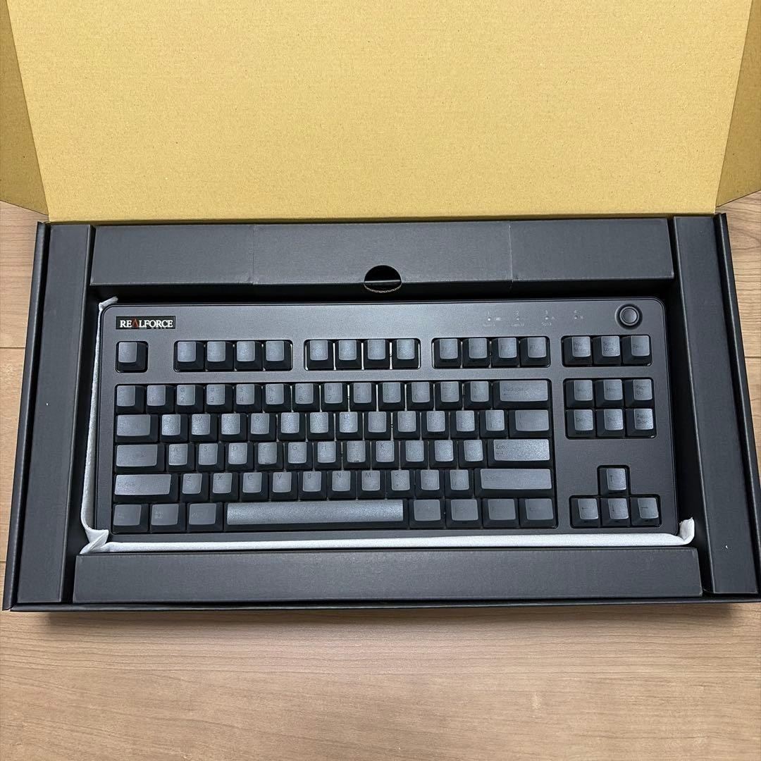Topre REALFORCE R3HD13 Tenkeyless Mechanical Keyboard 30g Silent Black Tested