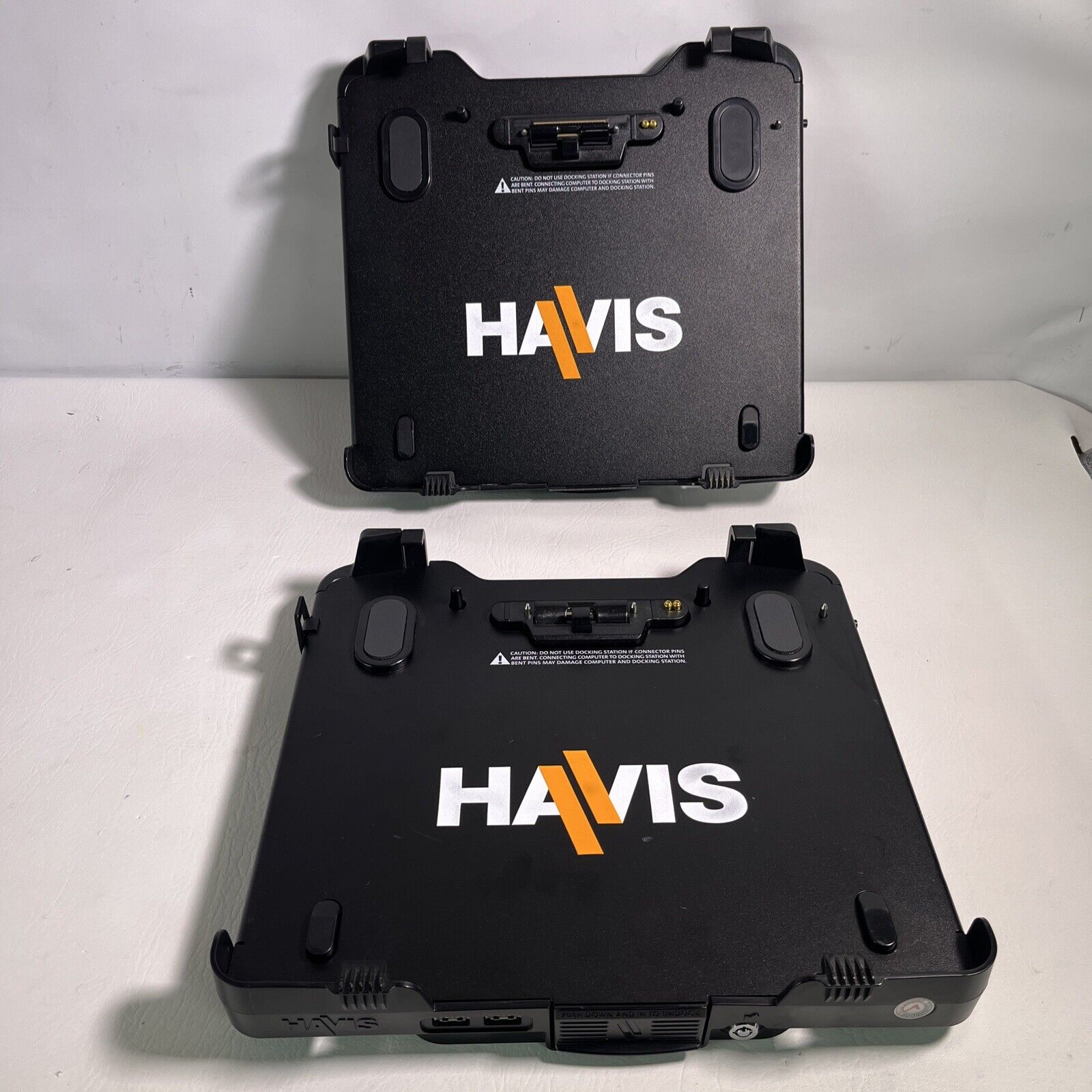 AS-IS/ 2x HAVIS Dual Pass Docking Station For Panasonic TOUGHBOOK DS-PAN-1111-2