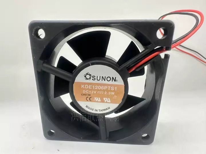 1PCS Genuine SUNON 6025 KDE1206PTS1 12V 2.3W 6CM 60x25mm Fan
