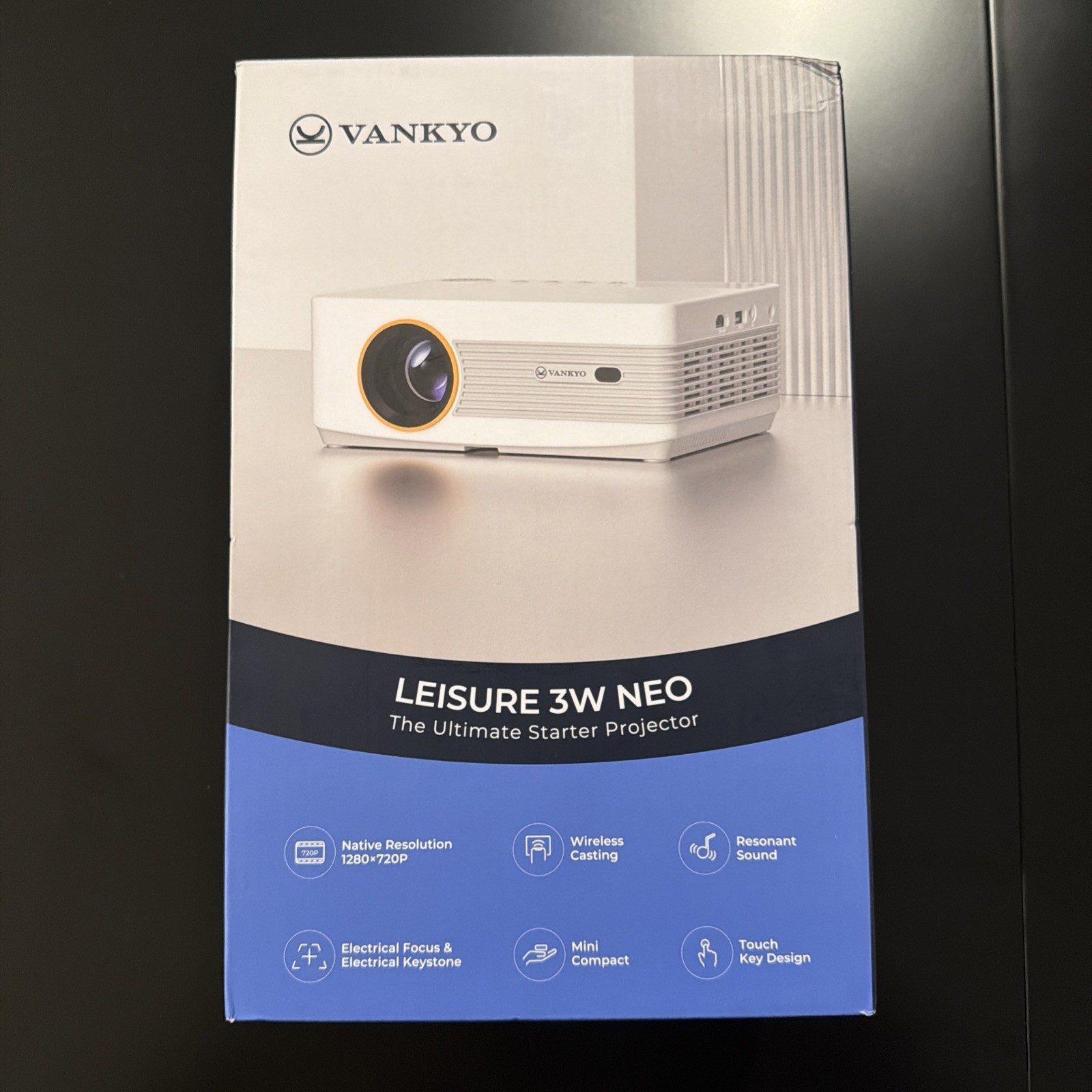 Vankyo Leisure 3W Neo Projector - White