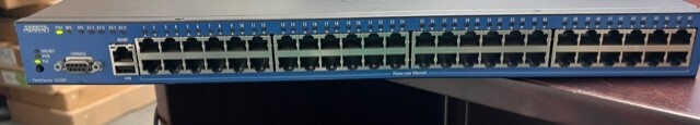 Adtran NetVanta 1638P Gigabit 1700569F1 48-Port PoE Ethernet Switch