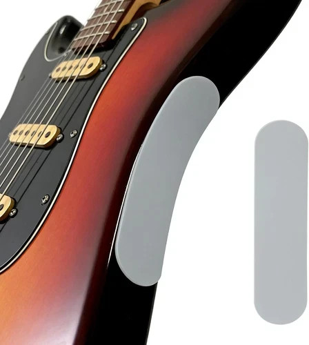 Guitar Leg Rest Non-Slip Silicone Pad，2 Pcs (6.6X1.5In) for Guitars | Anti-Slip