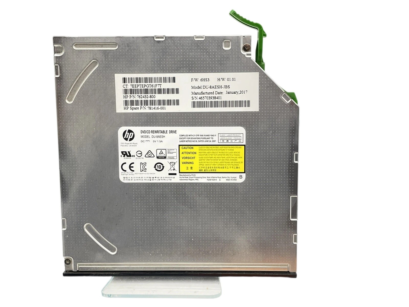 762432-800 781416-001 HP ProDesk SFF 9.5mm Slim SATA DVD-RW Drive GUD1N SU-208