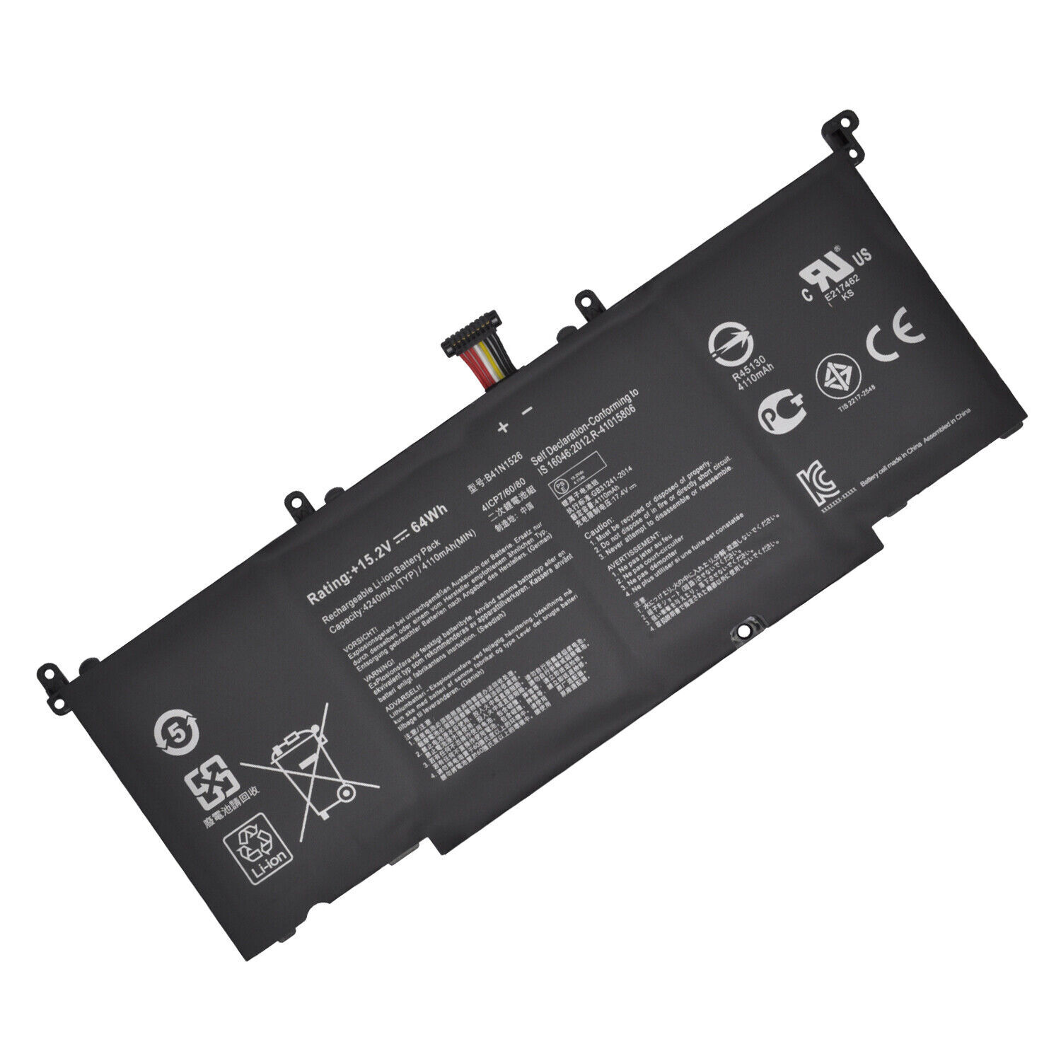 Genuine Battery B41N1526 For Asus ROG STRIX S5VS GL502V FX502VE FX502VM GL502