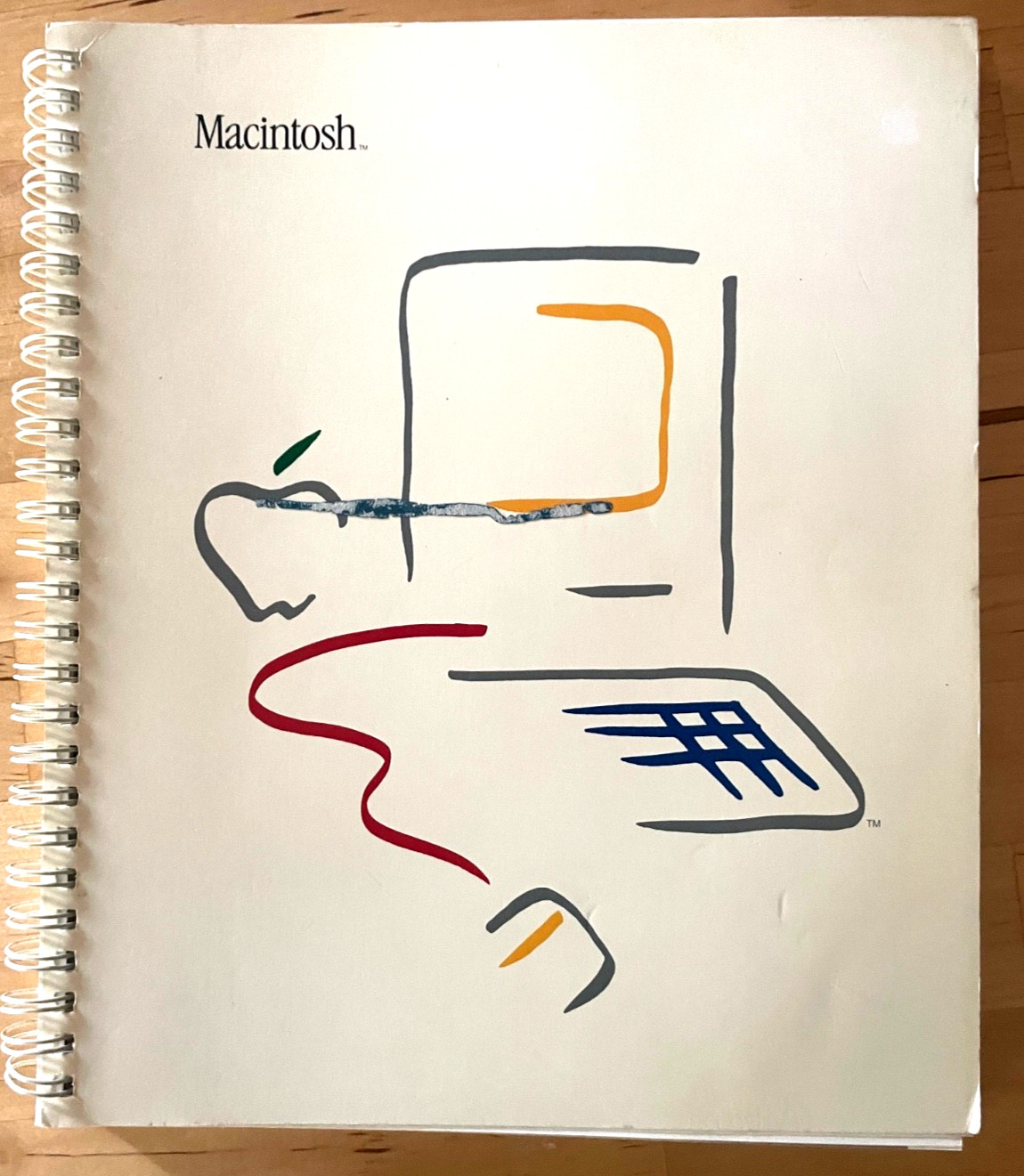 Vintage 1983 Apple Macintosh User’s Guide Spiral Manual 160 pages