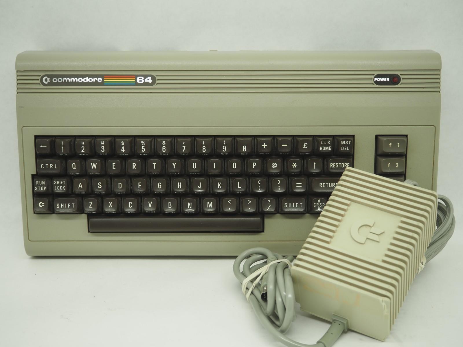 Vintage COMMODORE 64 PERSONAL COMPUTER *Has No Output* 