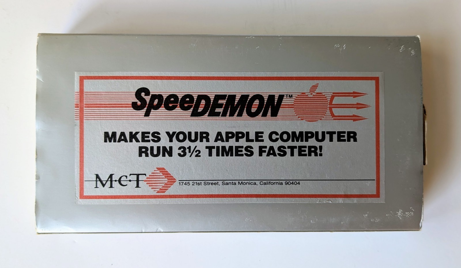 M-c-T SpeedDemon Apple II II+ IIe Accelerator 65C02 Box Manual EXC COND