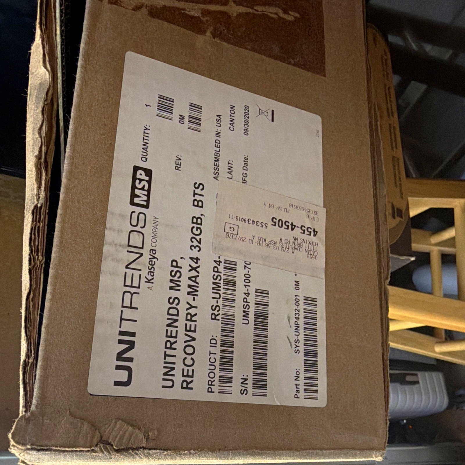 UNITRENDS Recovery-Max4 326GB BTS Rackmount Server Xeon 3GHz 16GB RS-UMS4