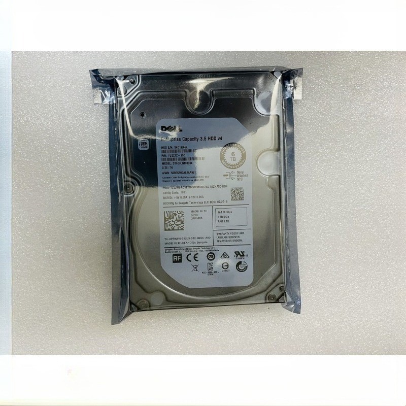 NEW Dell ST6000NM0034 PRNR6 NWCCG PowerEdge 6TB 7.2K SAS 12Gbps 3.5'' Hard Drive