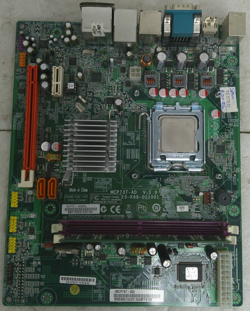 ACER MCP73T-AD (V1.0) 15-K68-011001 512MB 2.40 CPU