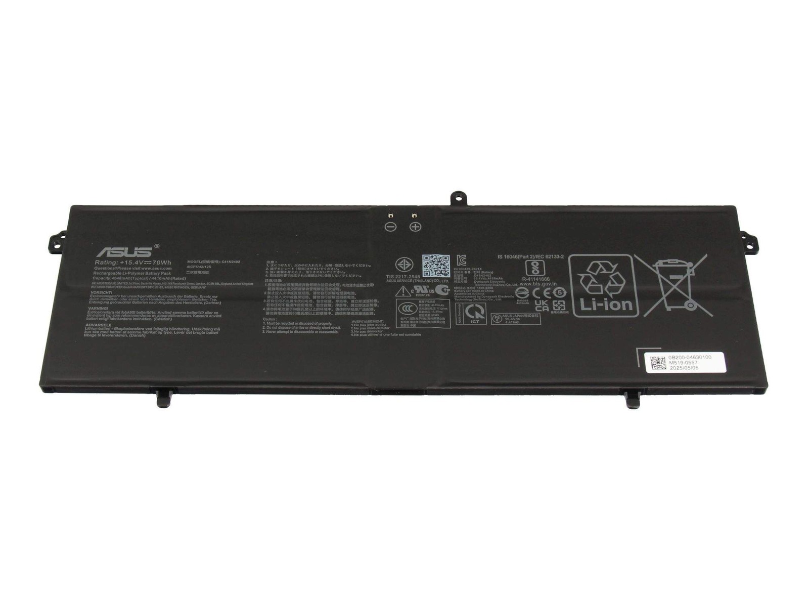 ASUS C41N2402 Battery 70Wh Genuine 4,548mAh ~D~