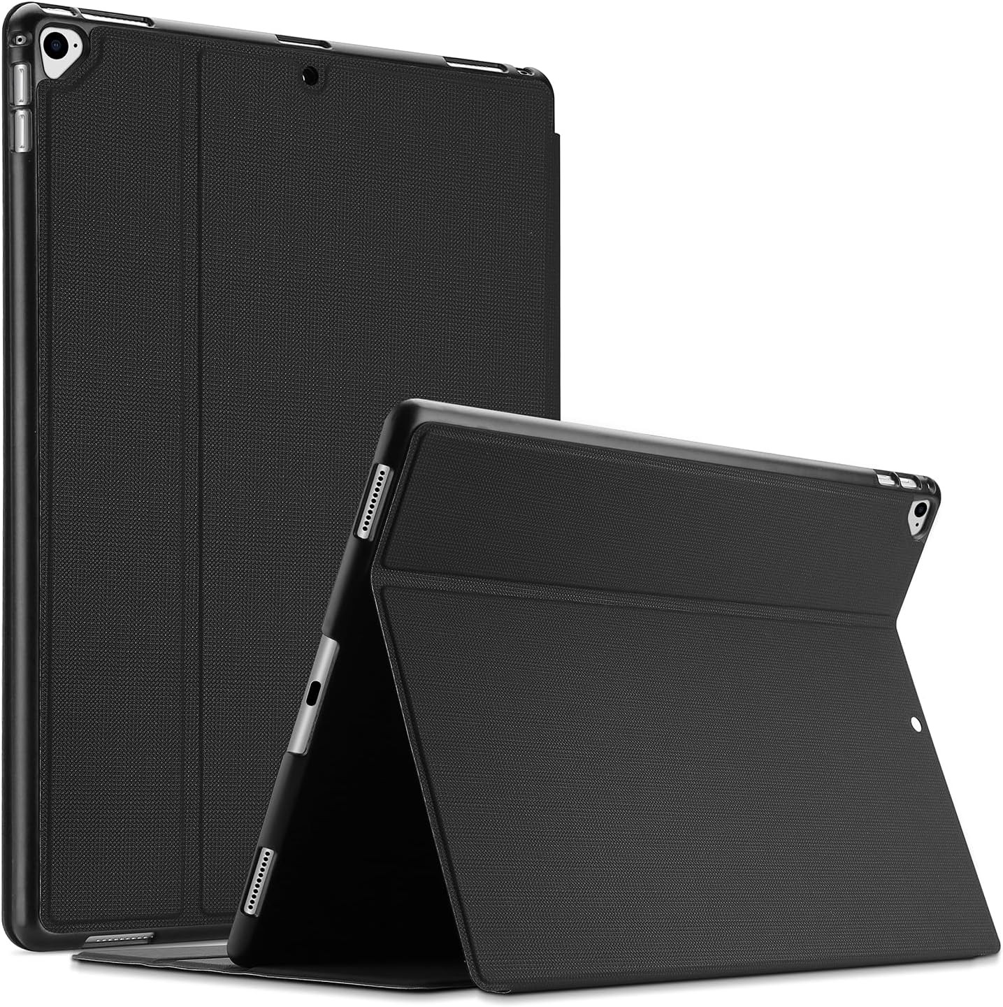 ProCase Cover for iPad Pro 12.9 2017/2015 (Old 2015 2017, Black 